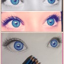 Eyes drawn 