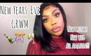 NEW YEARS EVE GRWM | BROWN SMOKEY EYE W/GLITTER | CALASLO BRUSHES | ORIGINAL QUEEN  LACE FRONT 13X4