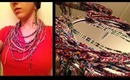 DIY Layered Braided & Beaded Necklace