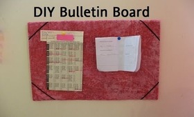 ♥ DIY Bulletin Board (Very Inexpensive) ♥ ( • ◡ • )