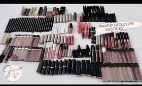 MAKEUP DECLUTTER - LIPSTICKS