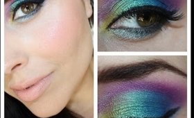 Trucco Rainbow - ELECTRIC Palette Makeup Tutorial