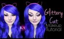 Glittery Cat Halloween Makeup Tutorial - 31 Days of Halloween