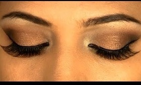 Glamorous & Sexy Bronze Smokey Eye For Brown/Tan or Indian Skin Tone