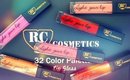 32 Color Lip Gloss Palette Royal Care Cosmetics 💄