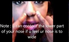 how to contour your'e nose