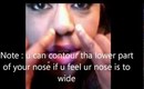 how to contour your'e nose