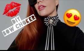 DIY | Bow Choker | BellaGemaNails