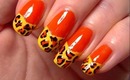 • LEOPARD PRINT NAIL ART! Easy, On Trend Nails Design! Bright Animal Print French Manicure •