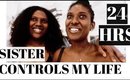 My sister controls my life for 24 HOURS!! // janet nimundele [TORTURE!!]