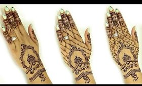 Bridal Henna Design For Beginners | Step By Step