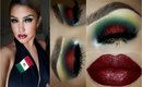 Maquillaje PATRIO economico 🇲🇽 / Mexican Party Makeup tutorial 🇲🇽 | auroramakeup