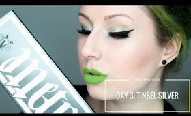 KAT VON D METAL/MATTE - DAY 3: TINSEL SILVER | 1 PALETTE FOR A WEEK