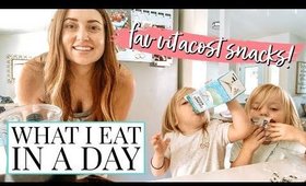 WHAT I EAT IN A DAY WHILE NURSING (& FEED MY TODDLERS) 3 WEEKS POST PARTUM | Kendra Atkins