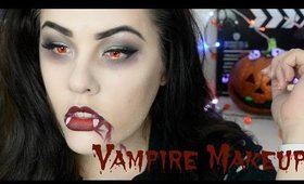Sexy Vampire Makeup|Halloween