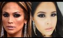 Jennifer Lopez Golden Globes Makeup Tutorial 2015