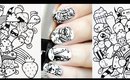 Easy Nail Art For Beginners | Doodle Nails stamping MoYou London