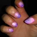pink purple ombre 