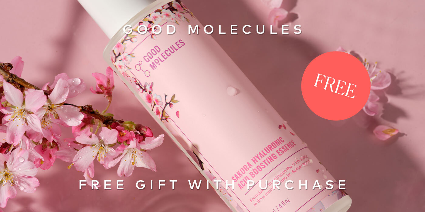 Free gift with your qualifying Good Molecules purchase. 