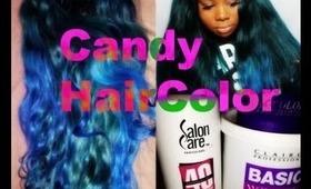 Candy Colored Hair! bleaching and coloring ♥