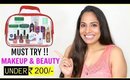 Under Rs 200/- Budget - 25 MUST TRY Affordable Makeup & Beauty Products | ShrutiArjunAnand