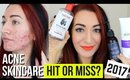 HIT OR MISS?! THE BEST SKINCARE FOR OILY/ACNE PRONE SKIN 2017 (SO FAR!) | Jess Bunty