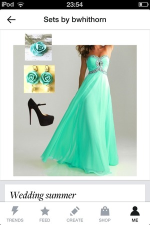 Heres an outfit that would be perfect for that special occasion in summer 