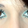 blue eyeliner :)