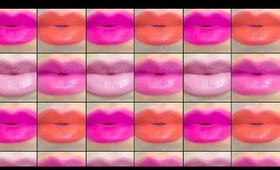 Maybelline Vivids & Whisper Lipsticks Swatches on Lips