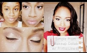 Simple Glam Prom Makeup Collab w/ PrimasJewell