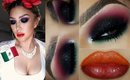 🇲🇽 Maquillaje MEXICANO Patrio 2018 Economico /🇲🇽 Mexican Makeup tutoria| auroramakeup