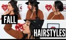 5 Easy Hairstyles For Fall🍂🍁🍃 | 2017