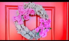 Spring Inspired Dollar Tree  Wreath