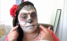 Halloween Makeup Tutorial: Day of the Dead Sugar Skull