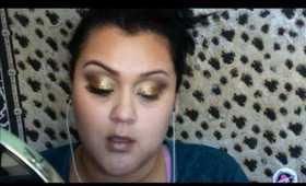 BLINGED OUT X-MAS MAKEUP LOOK