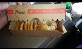 New Mc Donalds PASTRIES (First impression )