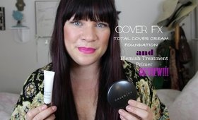 Cover FX Total Cover Cream foundation and Blemish treatment primer review