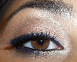 Blue eyeliner is absolutely gorgeous on brown eyes. Such an easy look, too!
http://www.justmakeitup3.blogspot.com/2012/09/dipped-in-cobalt.html