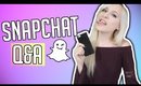 SNAPCHAT Q&A | Annie Marie