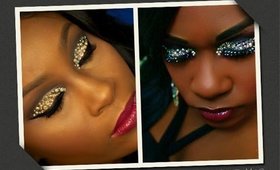 Rhinestone Eye Look Tutorial: Beautysworld|Featured Beauty Guru