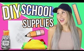 DIY BACK TO SCHOOL SUPPLIES + Giveaway !!