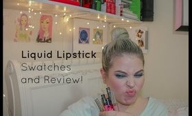 Liquid Lipstick: Swatches and Review | Elba Lopez