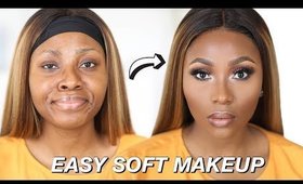 THE PERFECT SOFT GLAM (EVERYDAY) MAKEUP FOR BLACK WOMEN | DIMMA UMEH