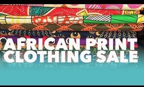 Quick Sale: African Print Clothing