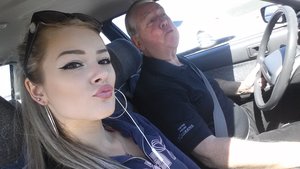 So halpy to have blonde in my hair now, it really brightens my appearance now! this was my makeup of the day too(: Oh and my grandpa lol