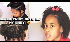 Twist Out on Natural hair!!!! My little girl!!!! I love her so much!!!