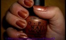 (NPE)SJM's Nailpolish Expiriments Episode 13: OPI in #NLB20 Chocolate Shakespeare (requested)