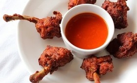 Chicken Lollipop with Sweet Chilli Sauce