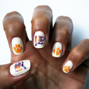 Clemson Tigers Nail Art Decals 