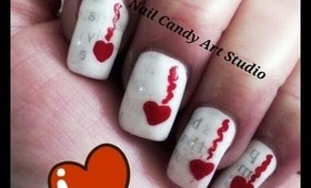 Love Letters Nail Design